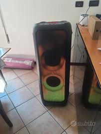 Jbl partybox 1000 con 2 microfoni jbl