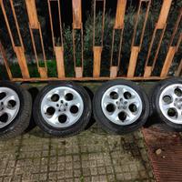 Cerchi e gomme termiche 205 55 16 alfa 147 156 GT