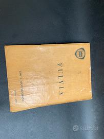 Lancia Fulvia manuale Uso e Manutenzione