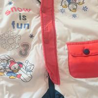 Tuta neve invernale neonato Disney 