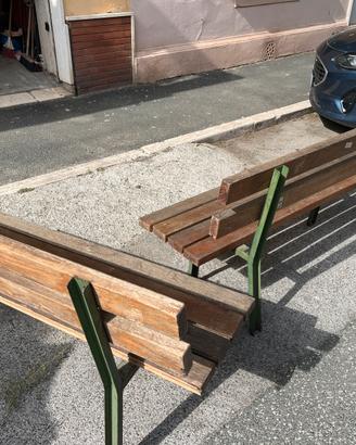 Panchine 2 da giardino veranda
