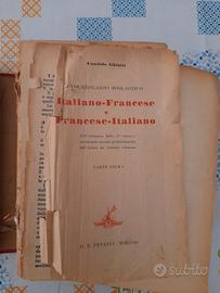 Vecchio vocabolario italiano francese