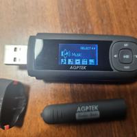 AGPTEK Lettore MP3 Microsd USB