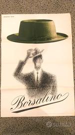 Manifesto Borsalino litografia Armando Testa