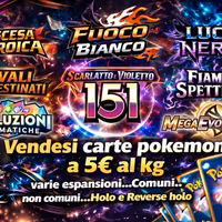 Carte pokemon al kg varie espansioni 