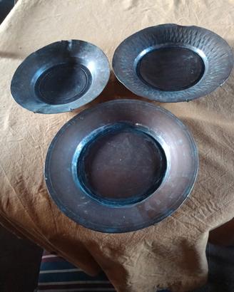 Piatti decorativi da appendere in rame 