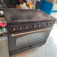 Cucina 5 fuochi + forno a gas gpl lunghezza cm 90