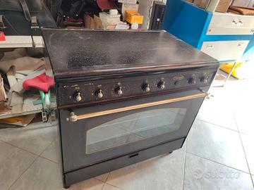 Cucina 5 fuochi + forno a gas gpl lunghezza cm 90