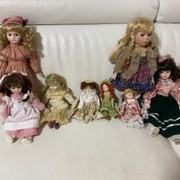 Collezione bambole di ceramica