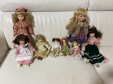 Collezione bambole di ceramica