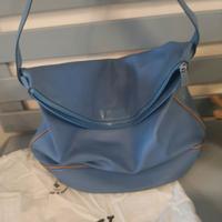 borsa bally ecopelle blu navy
