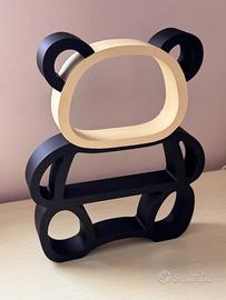 Mensola espositore Panda decorazione cameretta / c