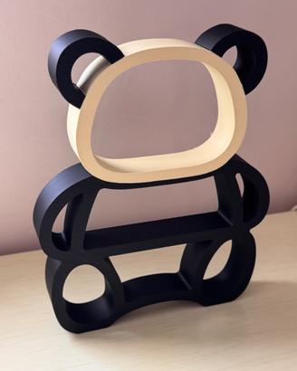 Mensola espositore Panda decorazione cameretta / c