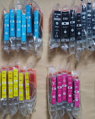 Lotto di 48 cartucce per stampanti Canon Pixma
