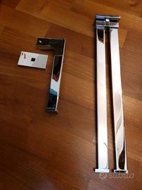 Porta asciugamani snodabili e porta rotolo da muro