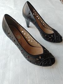 Scarpe nere donna taglia 38 - In vera pelle