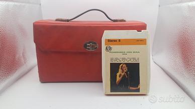 Valigetta portacassette vintage Stereo 8 anni70 80