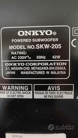 sub + amplificatore ONKYO