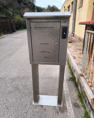 Distributore carta acciaio inox autolavaggio