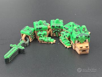 Drago Articolato  - Stile Minecraft Fidget Toy