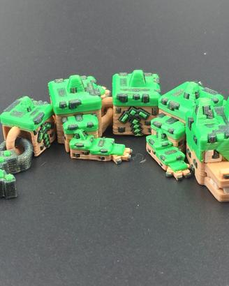 Drago Articolato  - Stile Minecraft Fidget Toy