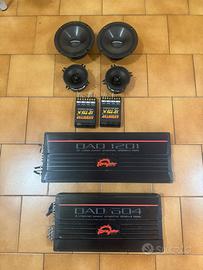 Impianto Car Audio Blocco Dragster MTX Hertz Coral