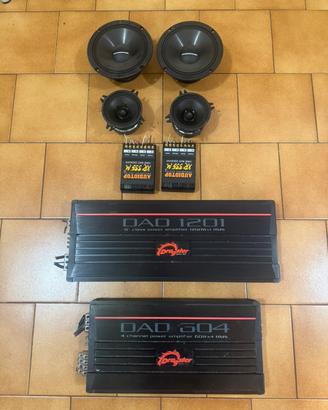 Impianto Car Audio Blocco Dragster MTX Hertz Coral