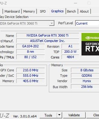 Nvidia Rtx 3060 Ti Asus