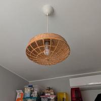 LAMPADARIO SOSPENSIONE IN BAMBOO/RATTAN IKEA