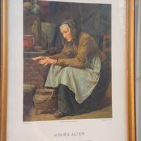 quadro vintage Hohes Alter I Albert Anker


