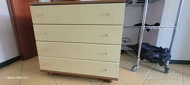 Cassettiera 4 cassetti 90x48x85 cm – Pari al nuovo
