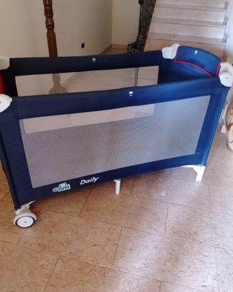 Culla da viaggio CAM Daily blu/rossa
