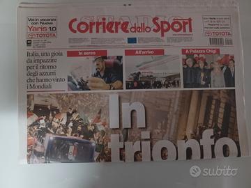 CORRIERE DELLO SPORT LUGLIO ITALIA CAMPIONE 2006