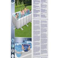 Piscina bestway+pompa a sabbia intex