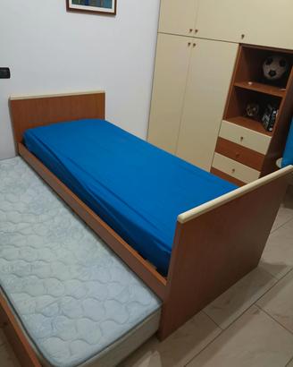 Doppio letto estraibile