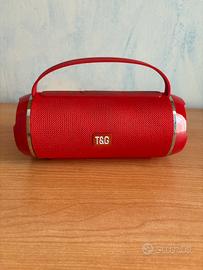 Speaker Bluetooth T&G rosso – USB/microSD
