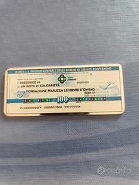 lingottino in metallo