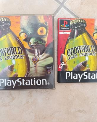 Oddworld abe's exoddus ps1 PAL completo 