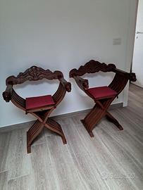 Sedie tipo Savonarola