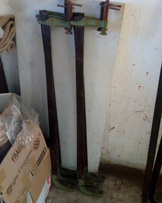 6 STRETTOI MORSETTE FALEGNAME PROFESSIONALI CM 110