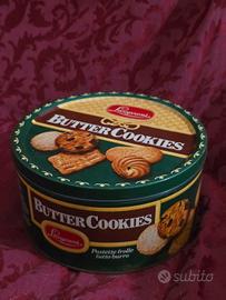 Scatola in latta tonda LAZZARONI BUTTER COOKIESi