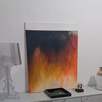 Dipinto "sunst in the wood"