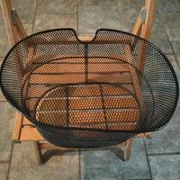 Cestino in metallo per bicicletta 