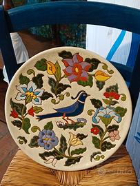 Piatto decorato da appendere