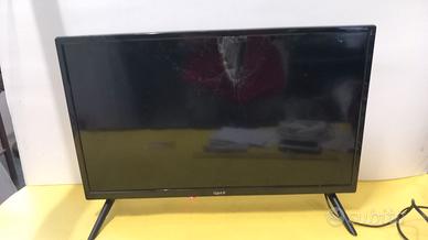 TV 24" QBell QT24GX83, funzionante, con display