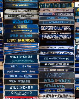 C.erco sciarpa atalanta bna wka ultras nord