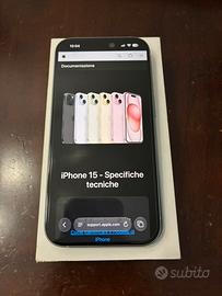 Apple iPhone 15 128GB Bianco Pari al nuovo