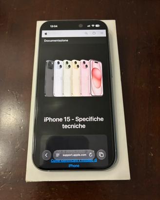 Apple iPhone 15 128GB Bianco Pari al nuovo
