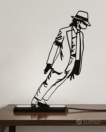 Michael Jackson silhouette lampada led