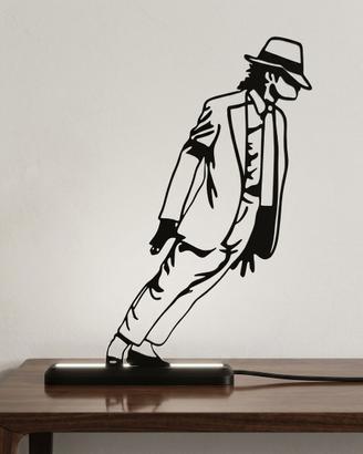 Michael Jackson silhouette lampada led